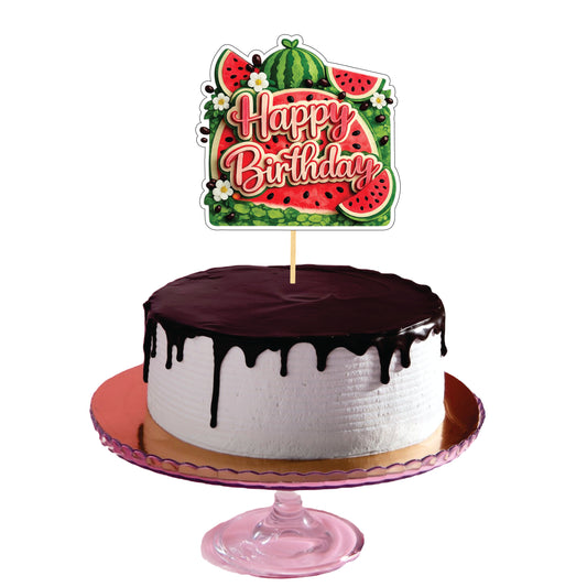 Watermelon Theme Cake Topper – Pack of 1