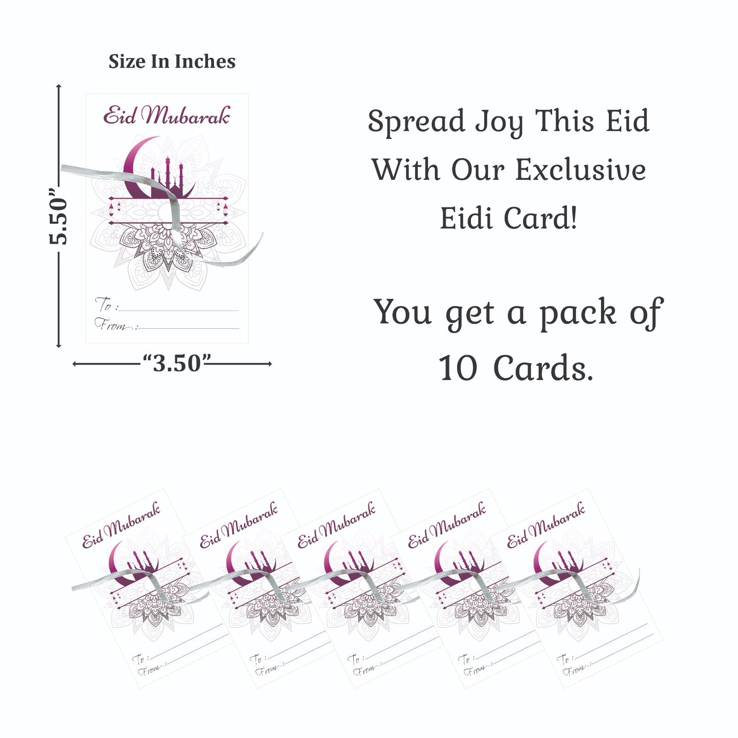 EIDI CARDS (MONEY HOLDER) - 2