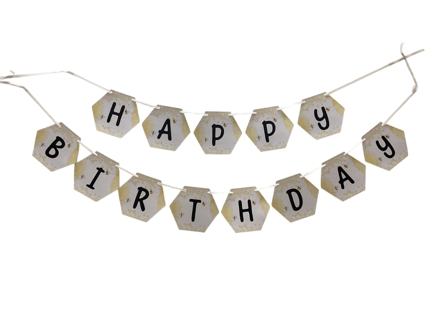 HoneyBee theme : Happy Birthday Banner.