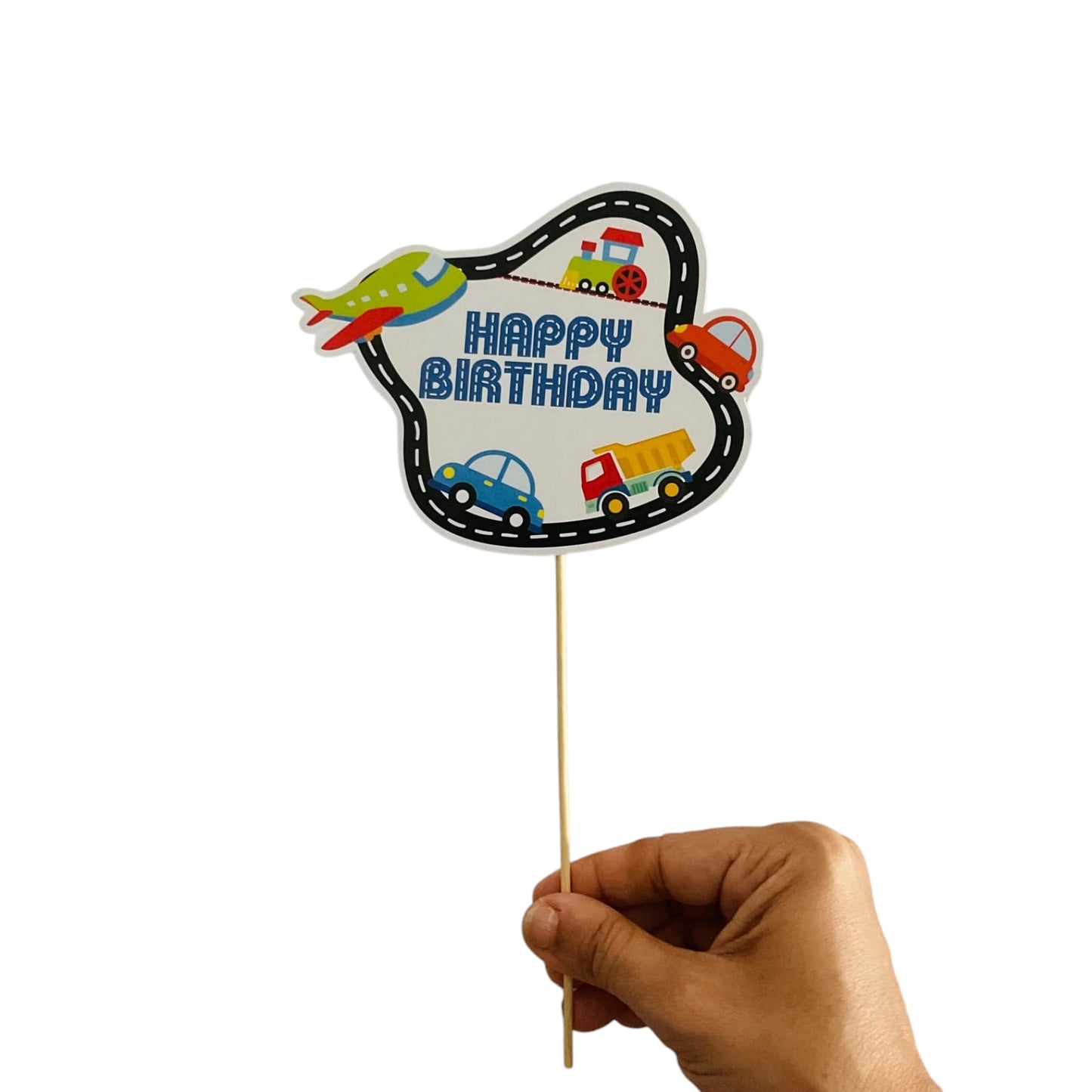 Vehicle Theme Cake Topper – Pack of 1