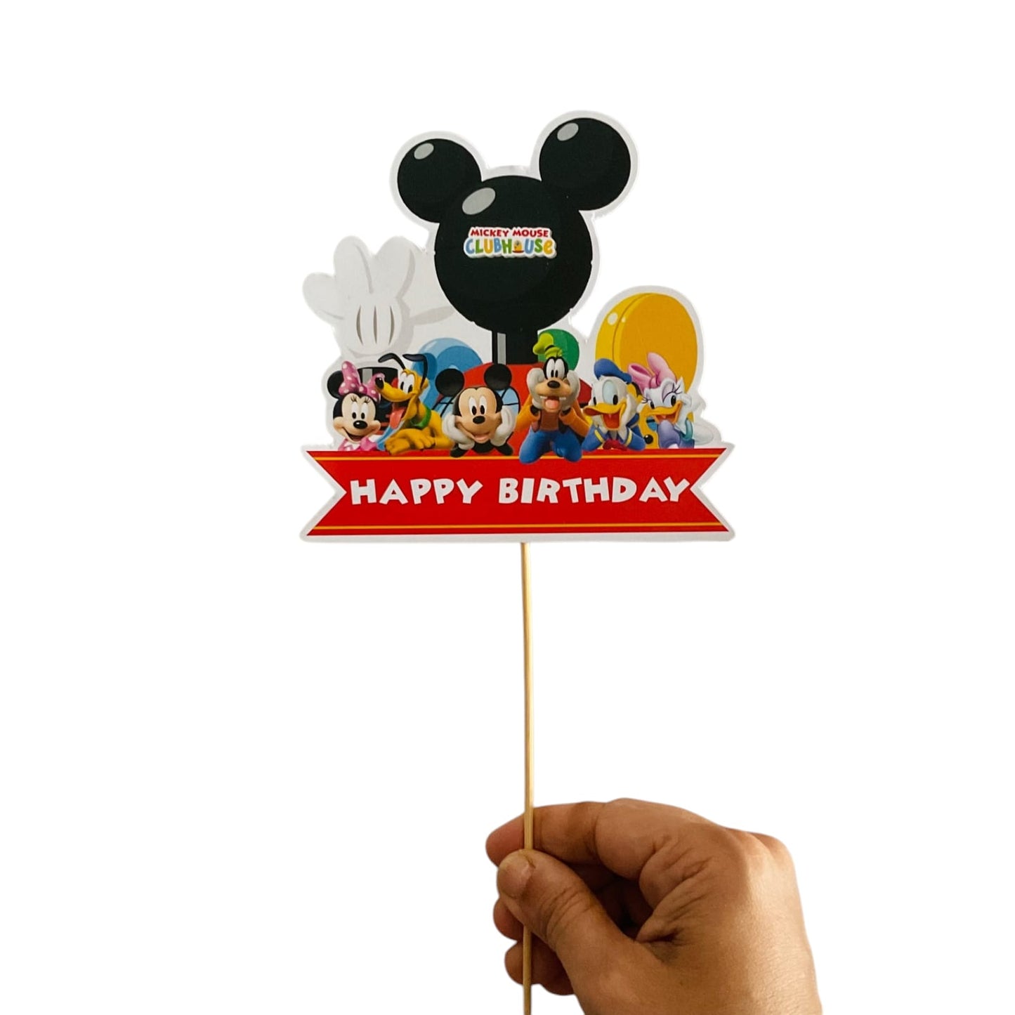Club House Theme Cake Topper – Pack of 1