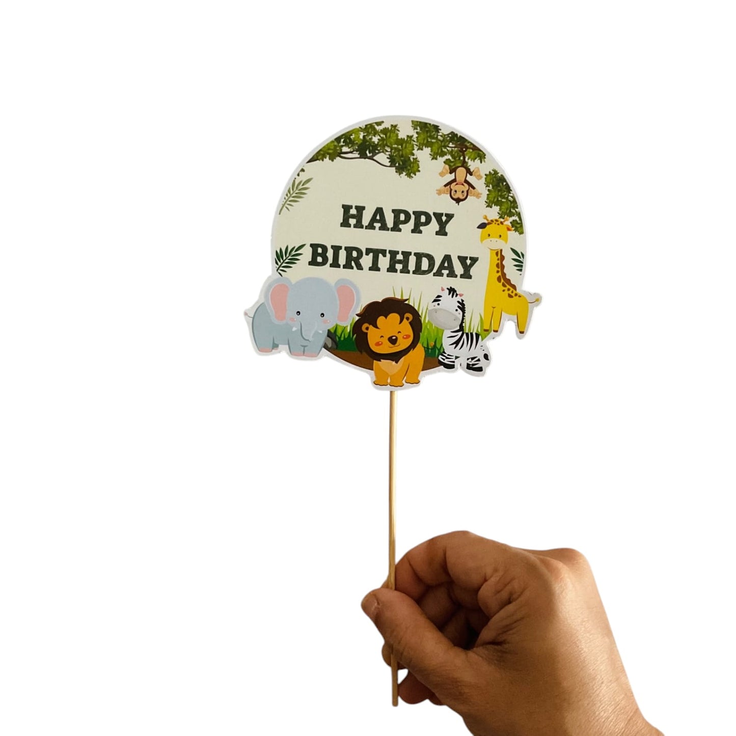 Jungle Theme Cake Topper – Pack of 1