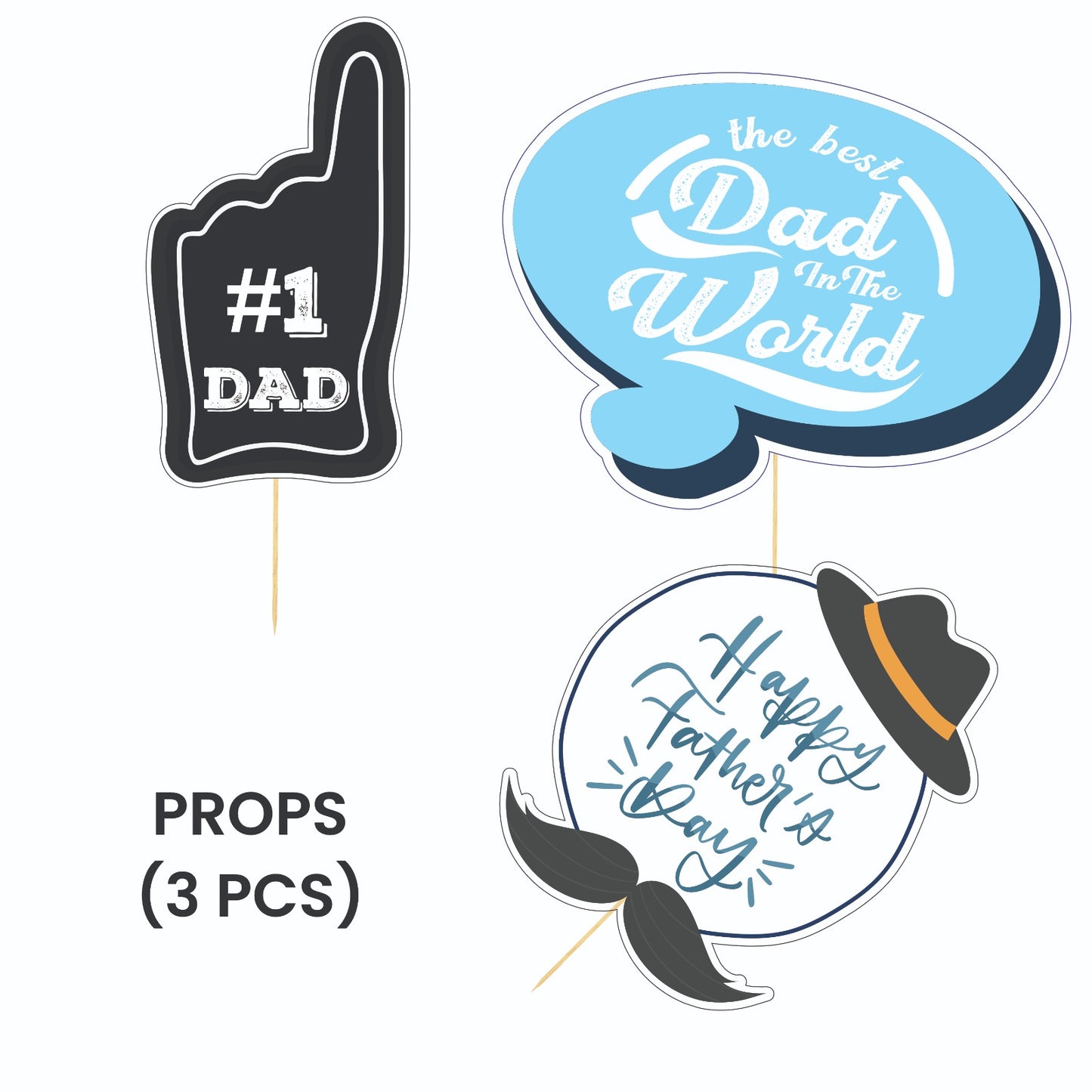Fathers special Props Pack (3 pcs)