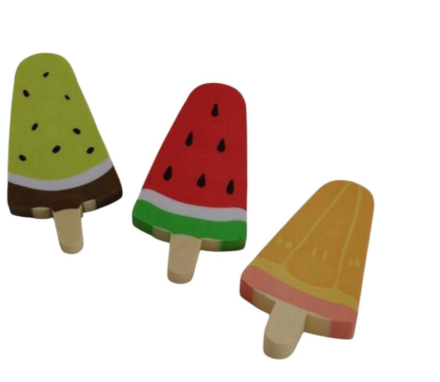 Ice popsicle shaped Eraser
