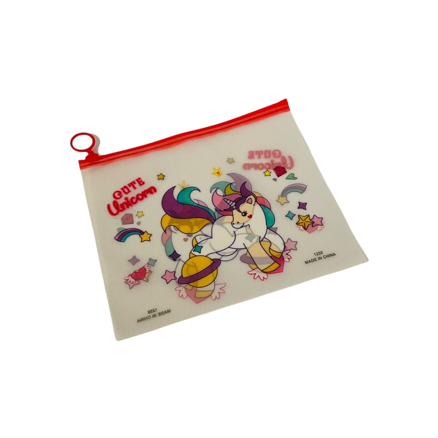 Cute Transparent Zipper Pouch