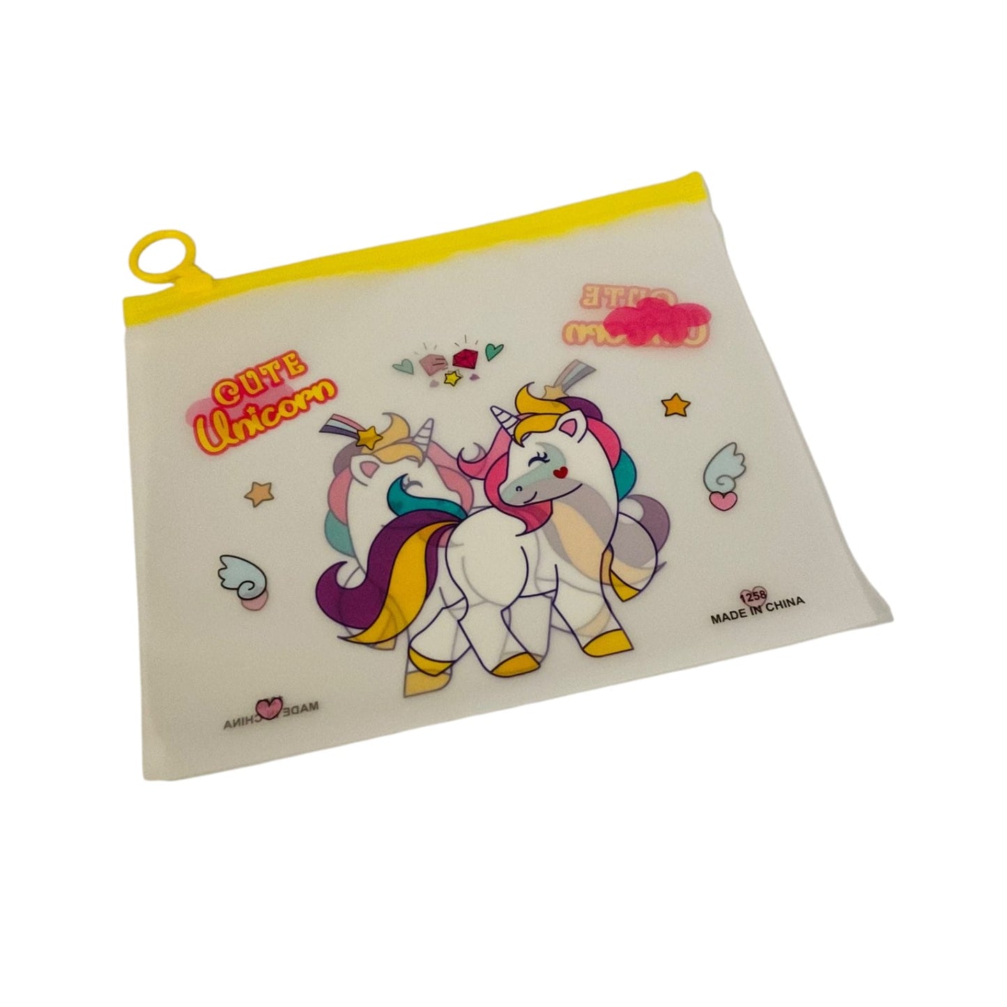 Cute Transparent Zipper Pouch