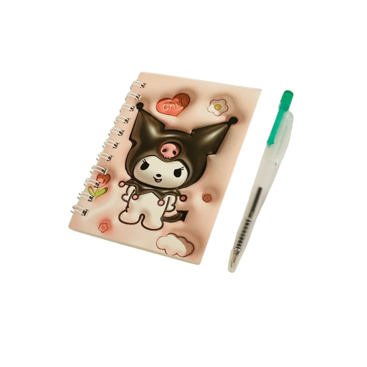Kuromi mini diary with pen