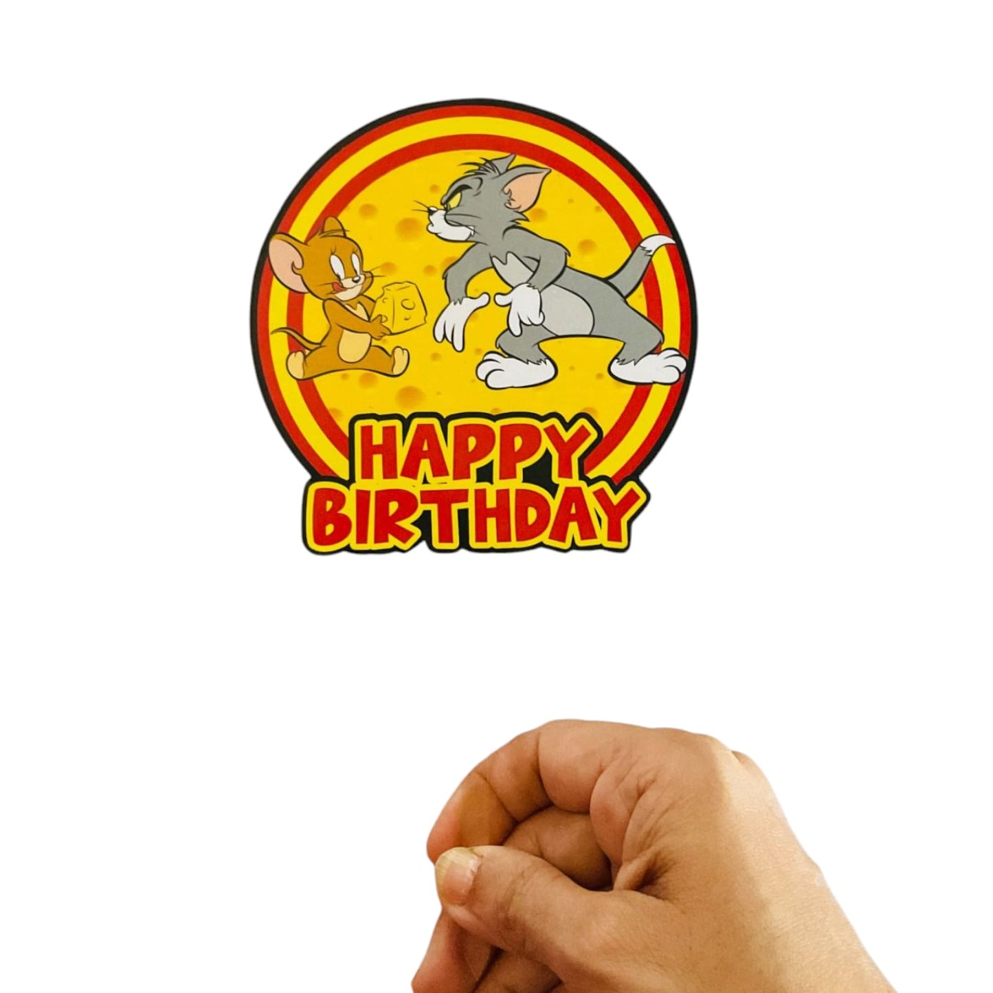 Tom & Jerry Theme Cake Topper – Pack of 1