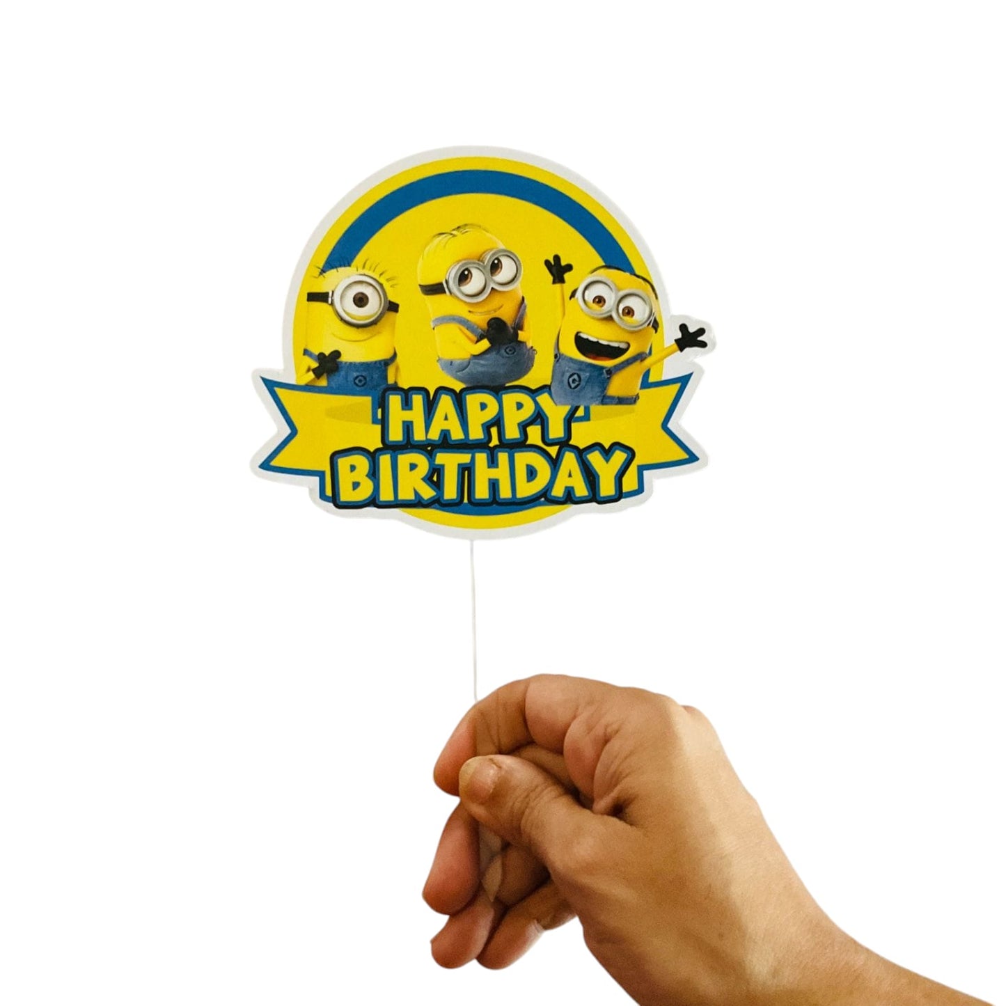 Minion Theme Cake Topper – Pack of 1