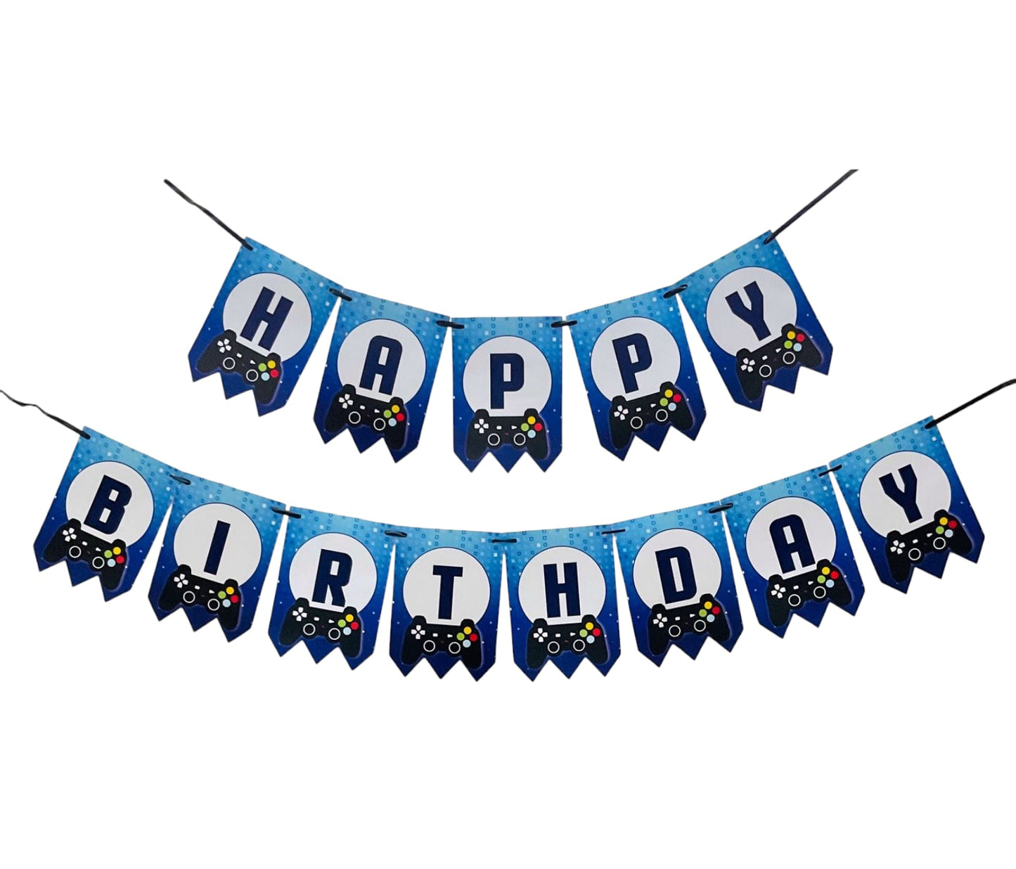 Gaming theme: Happy Birthday Banner