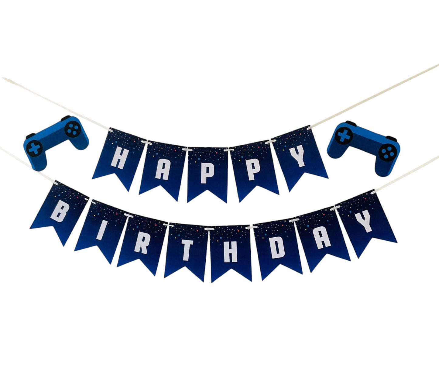 Gaming theme: Happy Birthday Banner