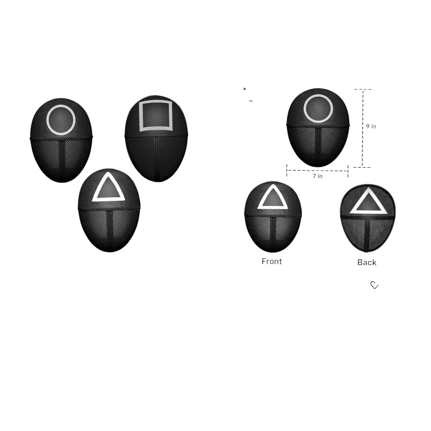 Squid Game-Themed Face Mask