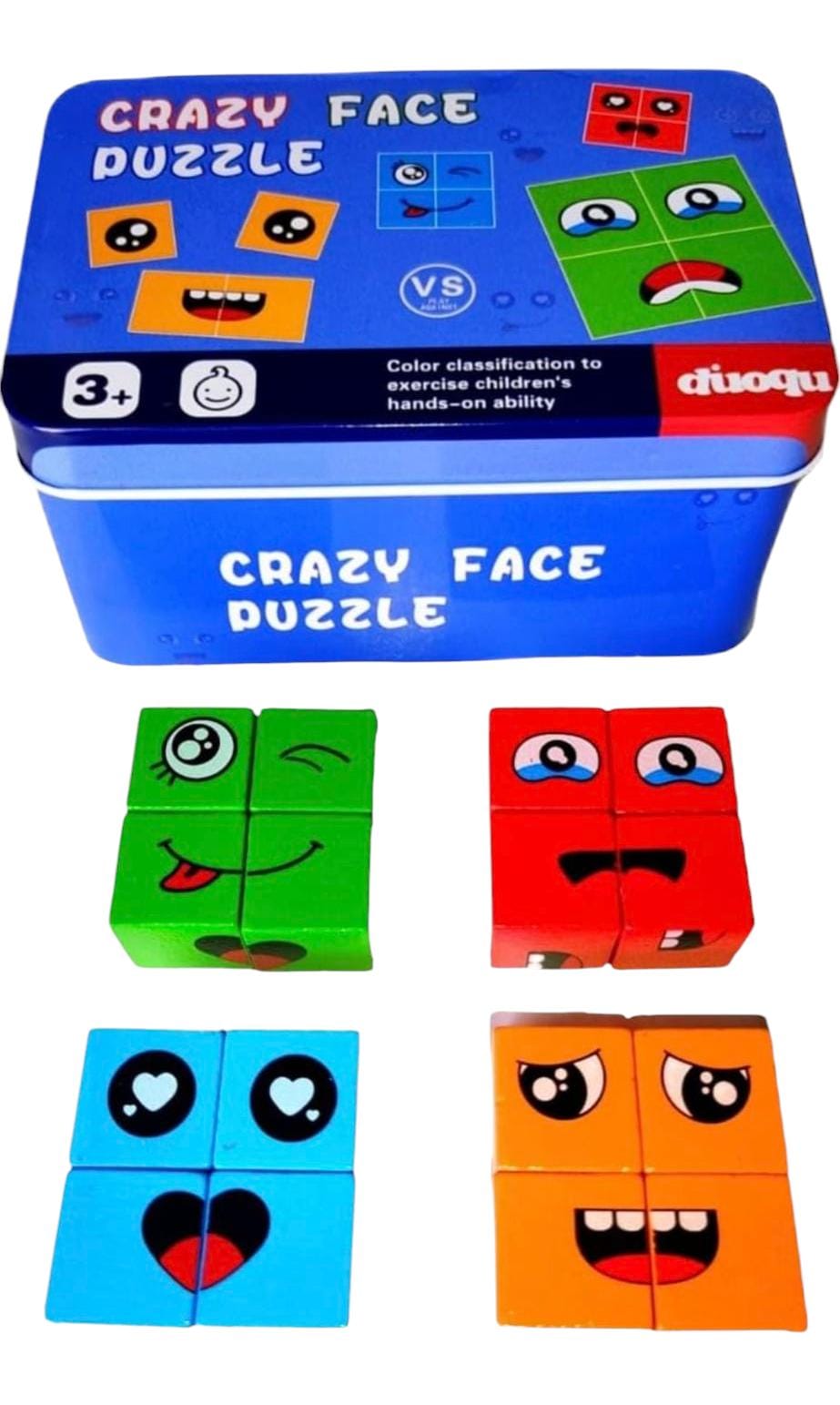 Crazy Face Puzzle Game