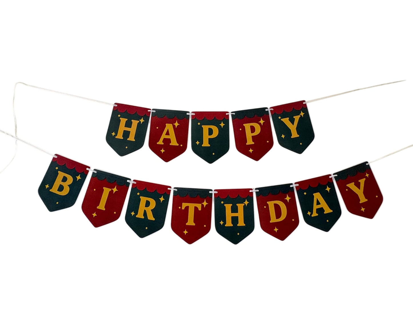 Circus theme: Happy Birthday Banner