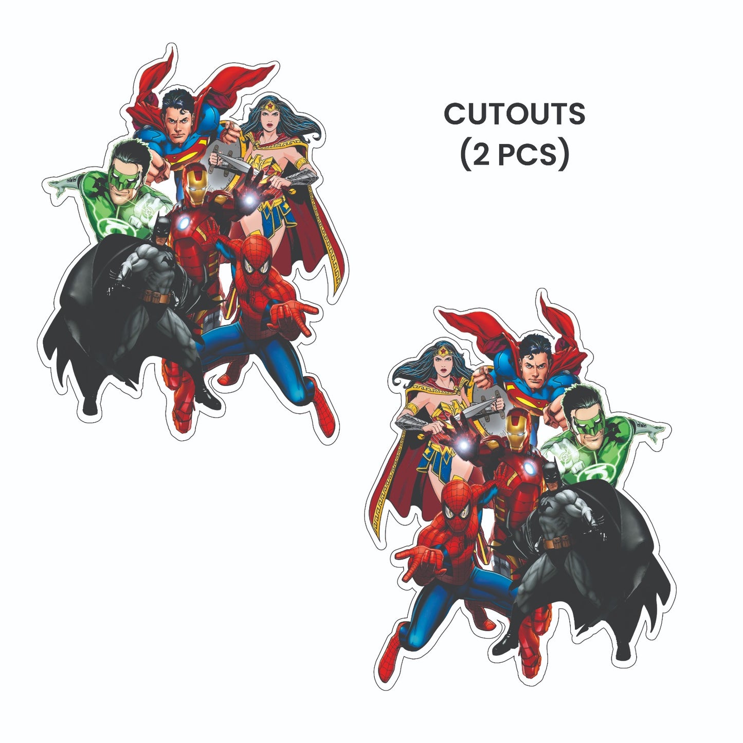 Super Hero Theme – Cutout Pack (2 pcs)