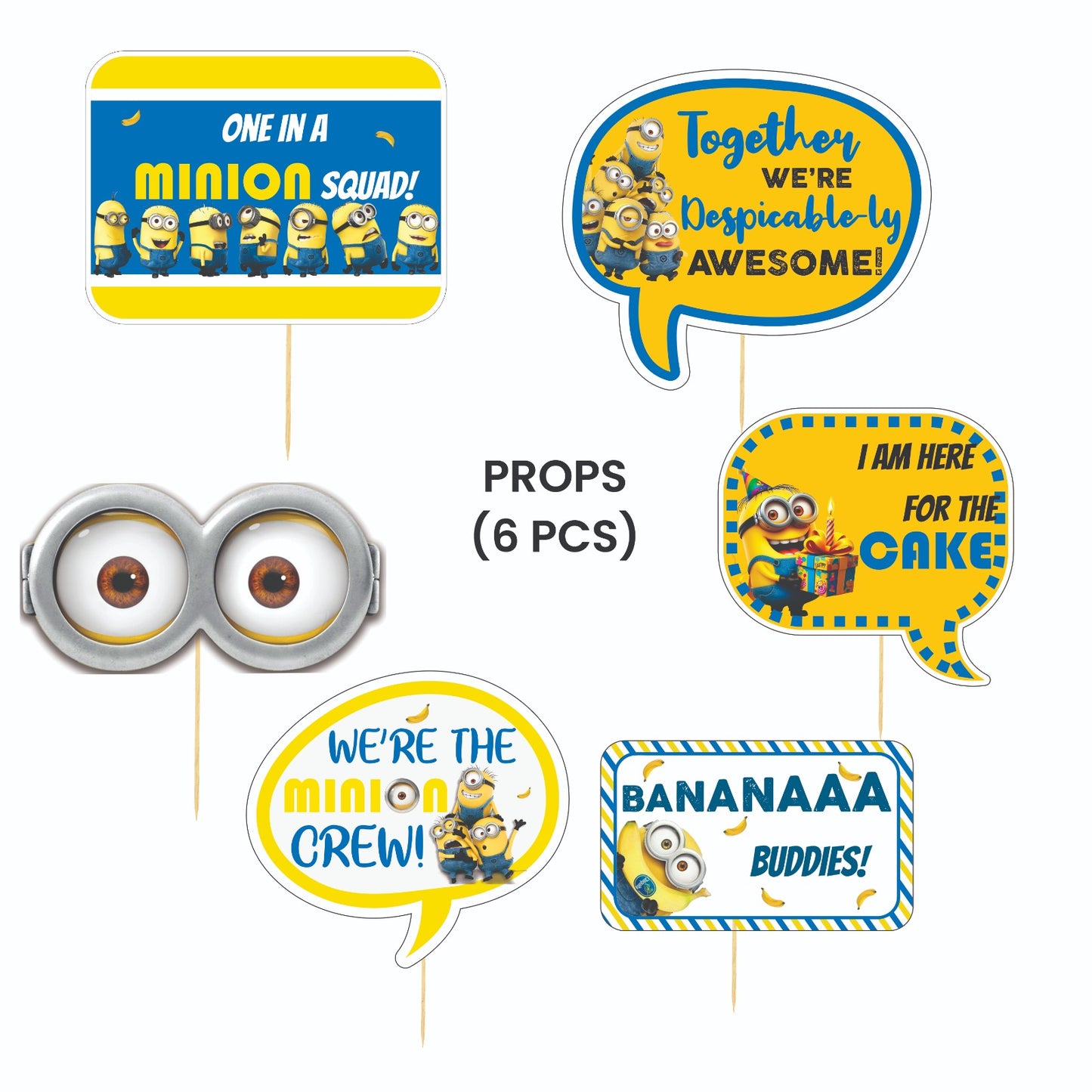 Minion Theme – Props Pack (6 pcs)