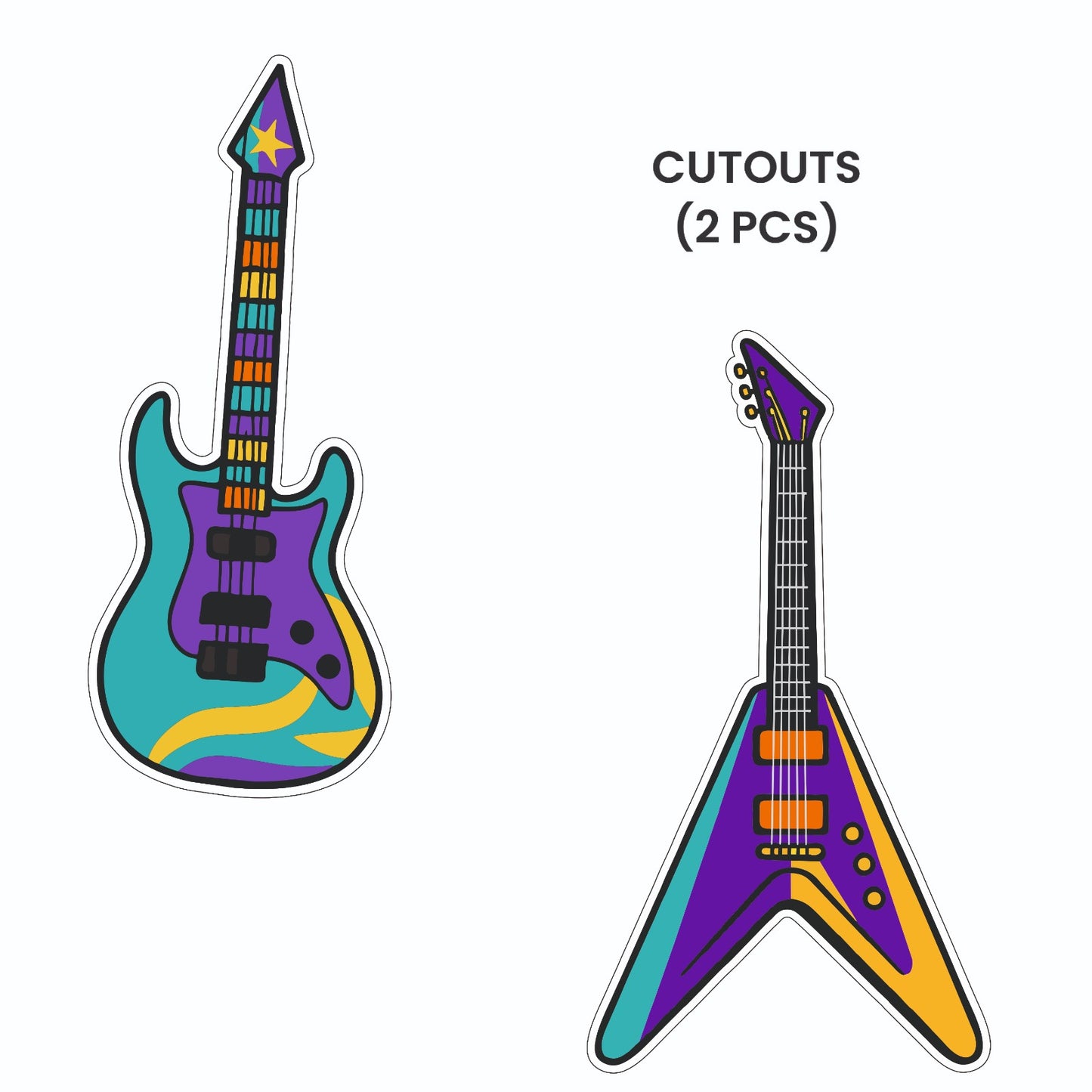 Rockstar Theme – Cutout Pack (2 pcs)