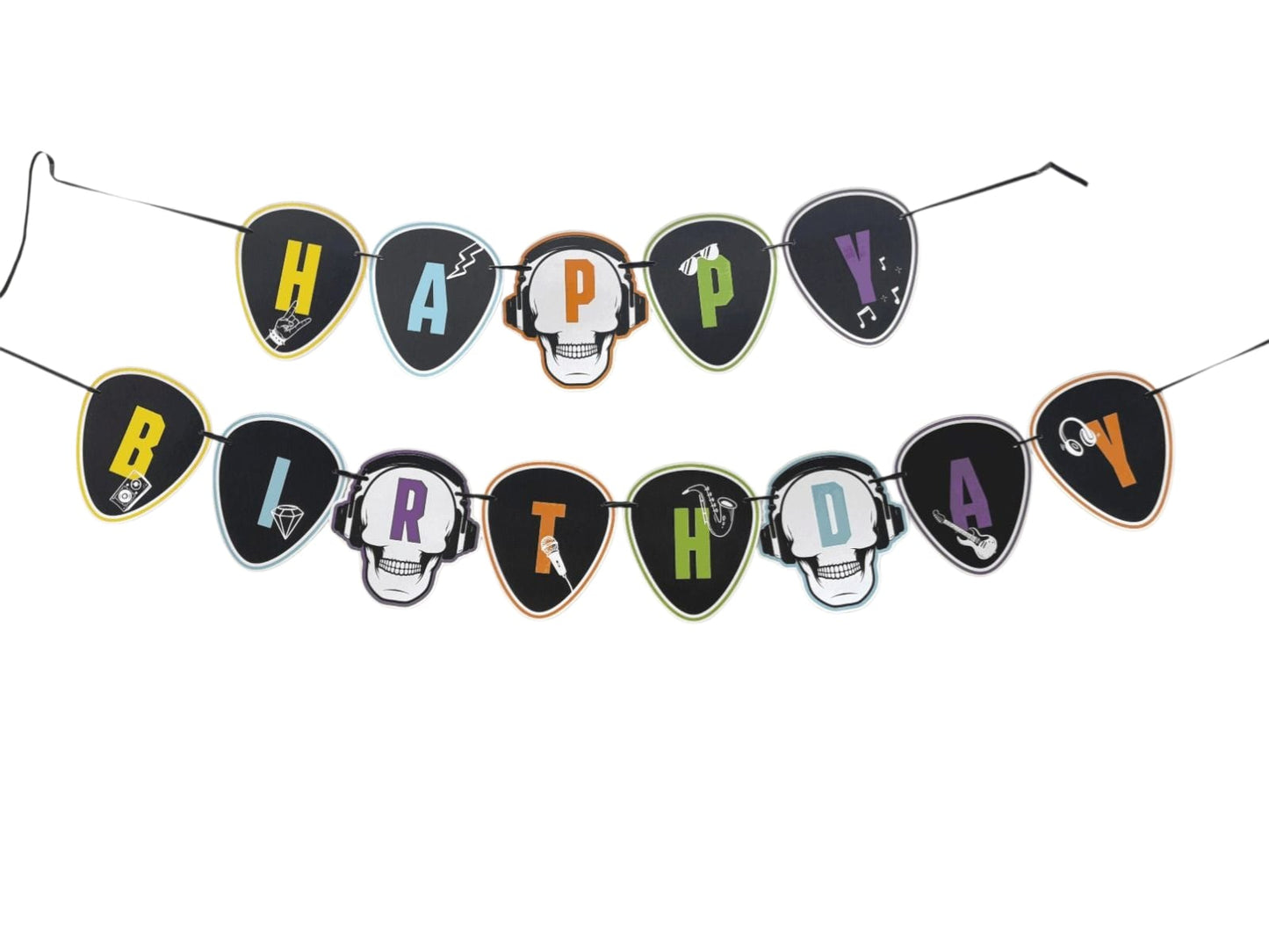 Rockstar theme: Happy Birthday Banner