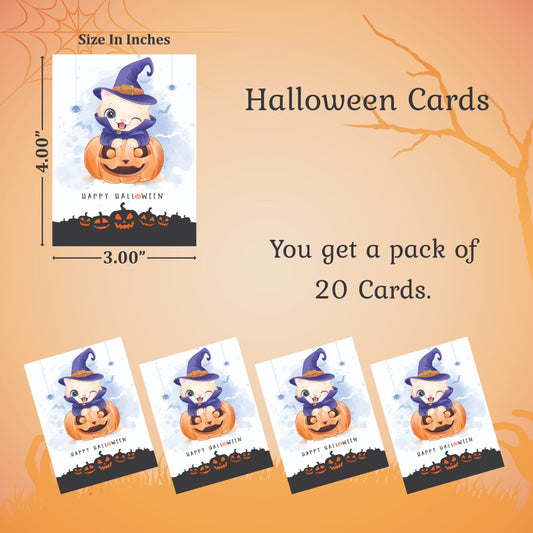 Halloween thank you card