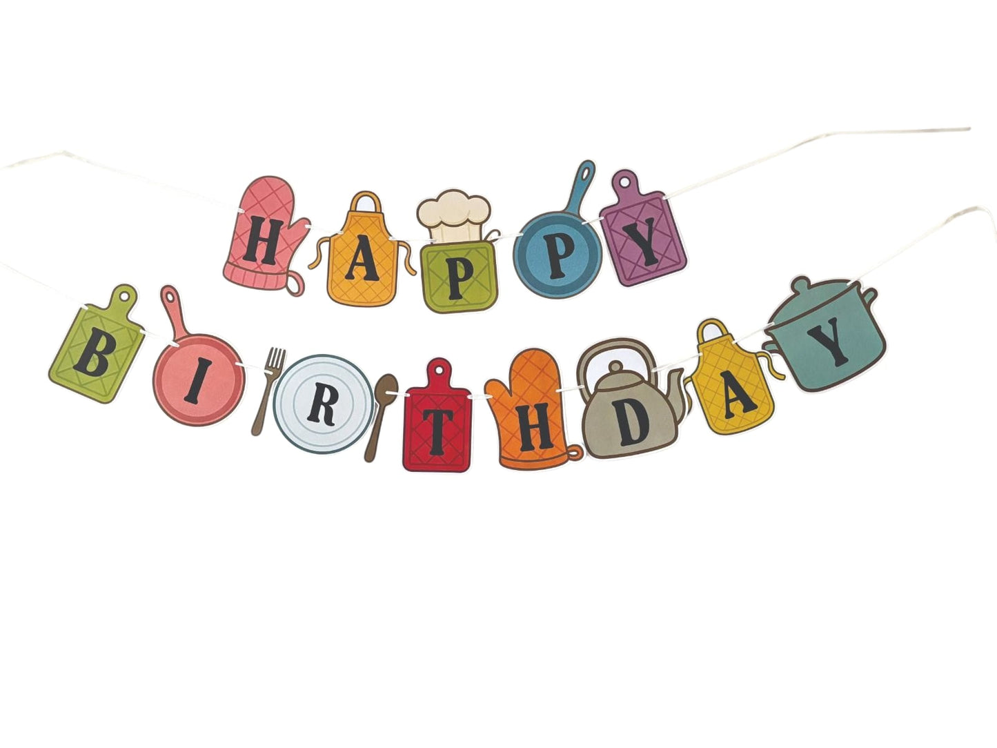 Little Chef theme: Happy Birthday Banner