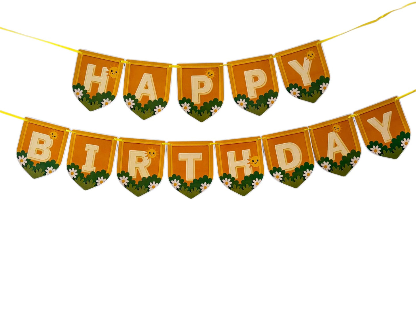 Sunshine theme: Happy Birthday Banner