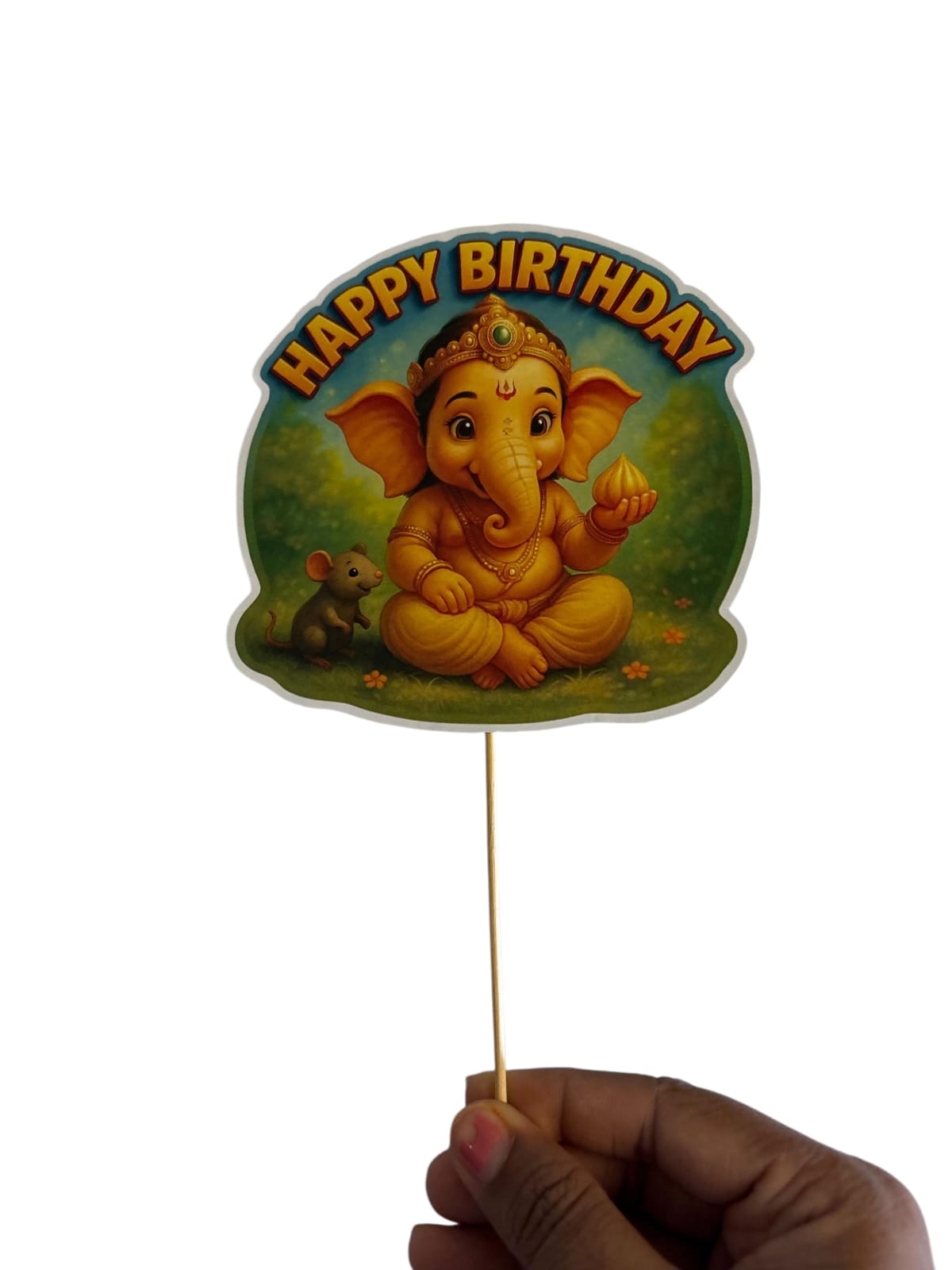 Little Ganesha Theme Cake Topper – Pack of 1
