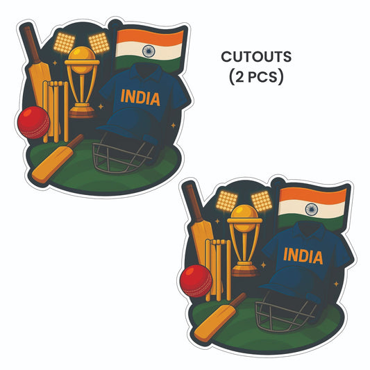 Cricket  Theme – Cutout Pack (2 pcs)