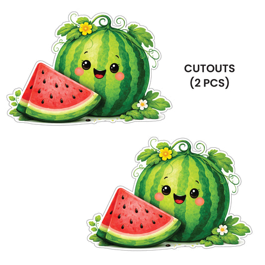 Watermelon Theme – Cutout Pack (2 pcs)