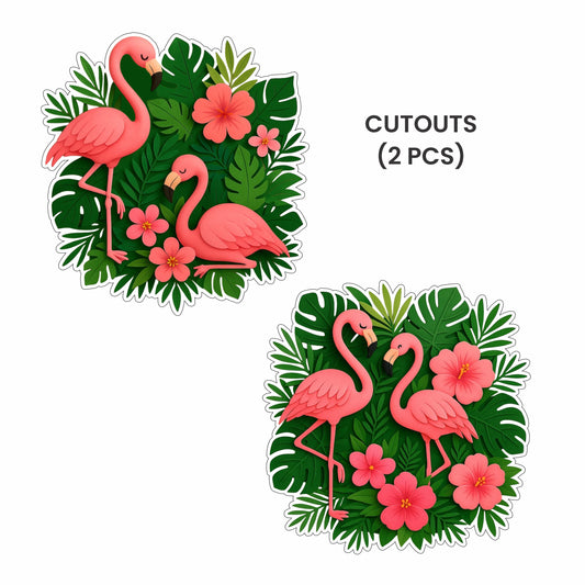 Flamingo Theme – Cutout Pack (2 pcs)