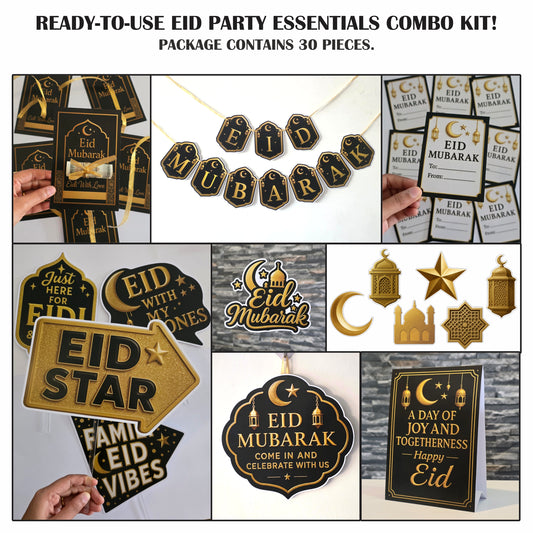 🎉 Complete Eid Party Essentials Kit (80 Pcs)