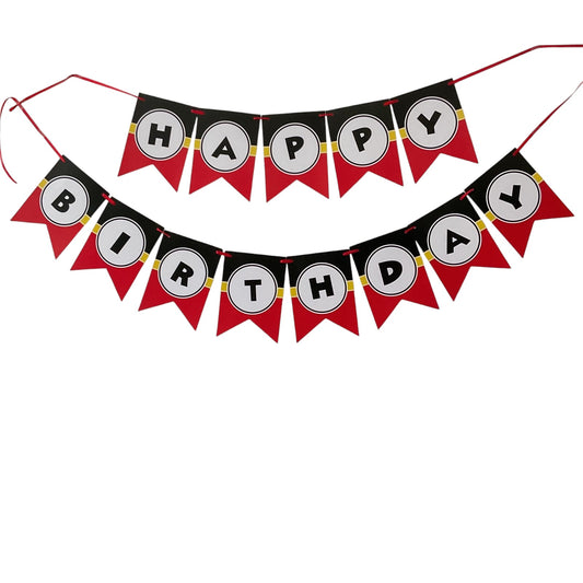 Micky Mouse theme : Happy Birthday Banner