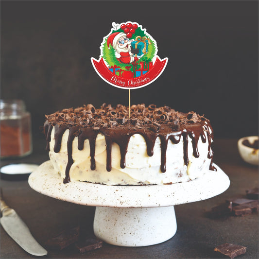 Christmas Cake Toppers set – Pack of 10