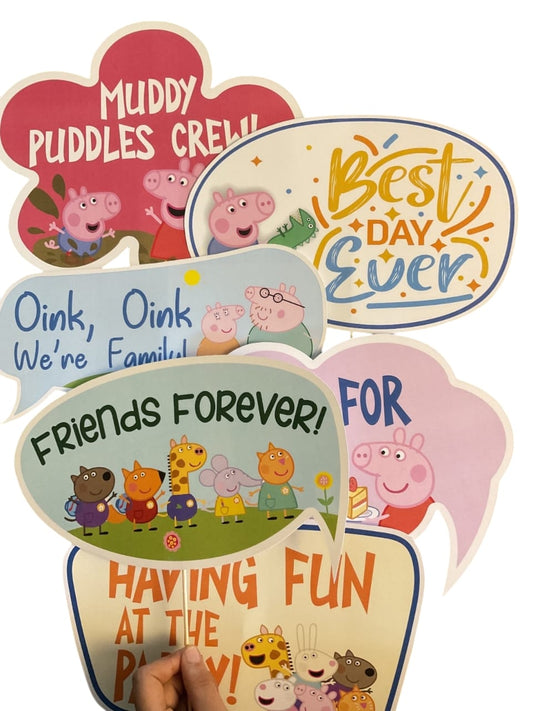 PeppaPig Theme – Props Pack (6 pcs)