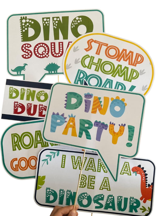 Dino Theme – Props Pack (6 pcs)