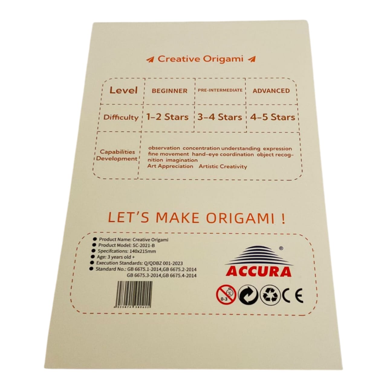 Advanced Level Origami Kit