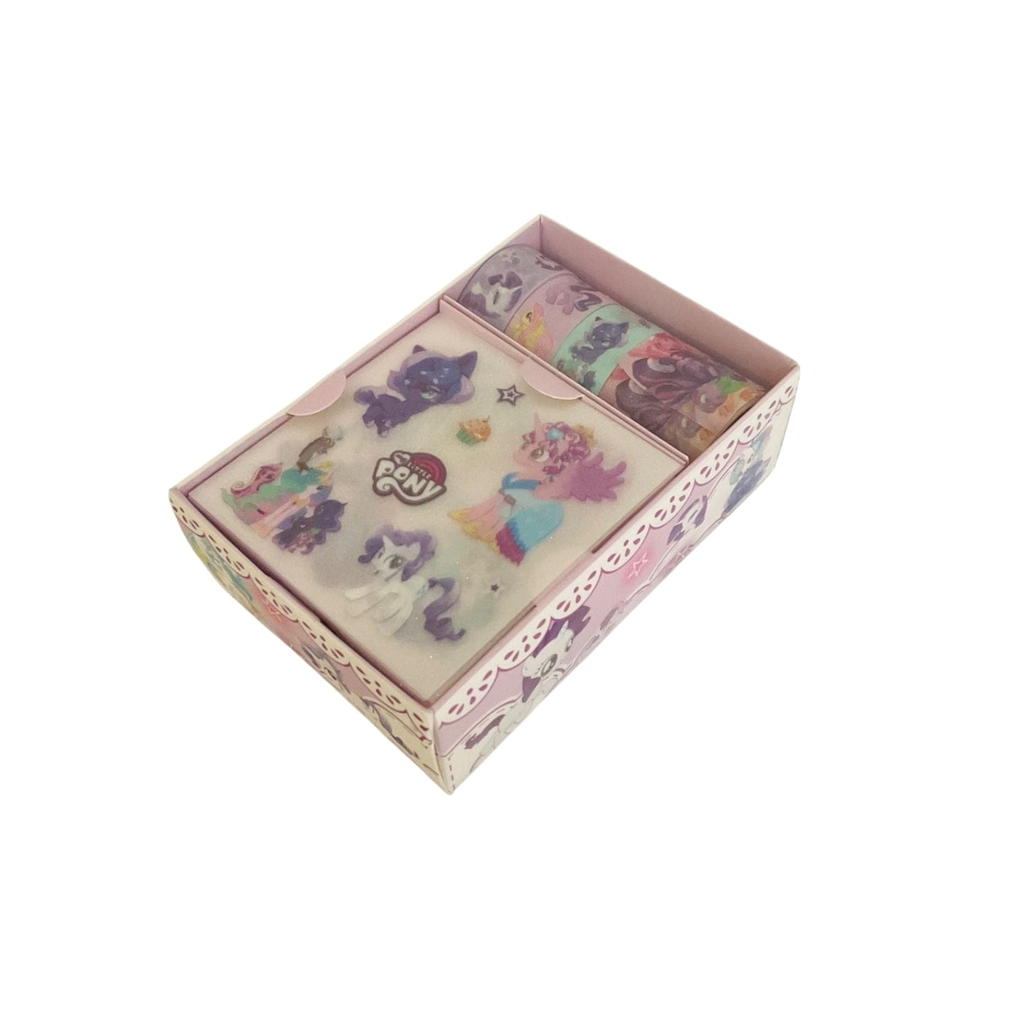 Little Pony theme Washi Tape and Sticker Sheet Set