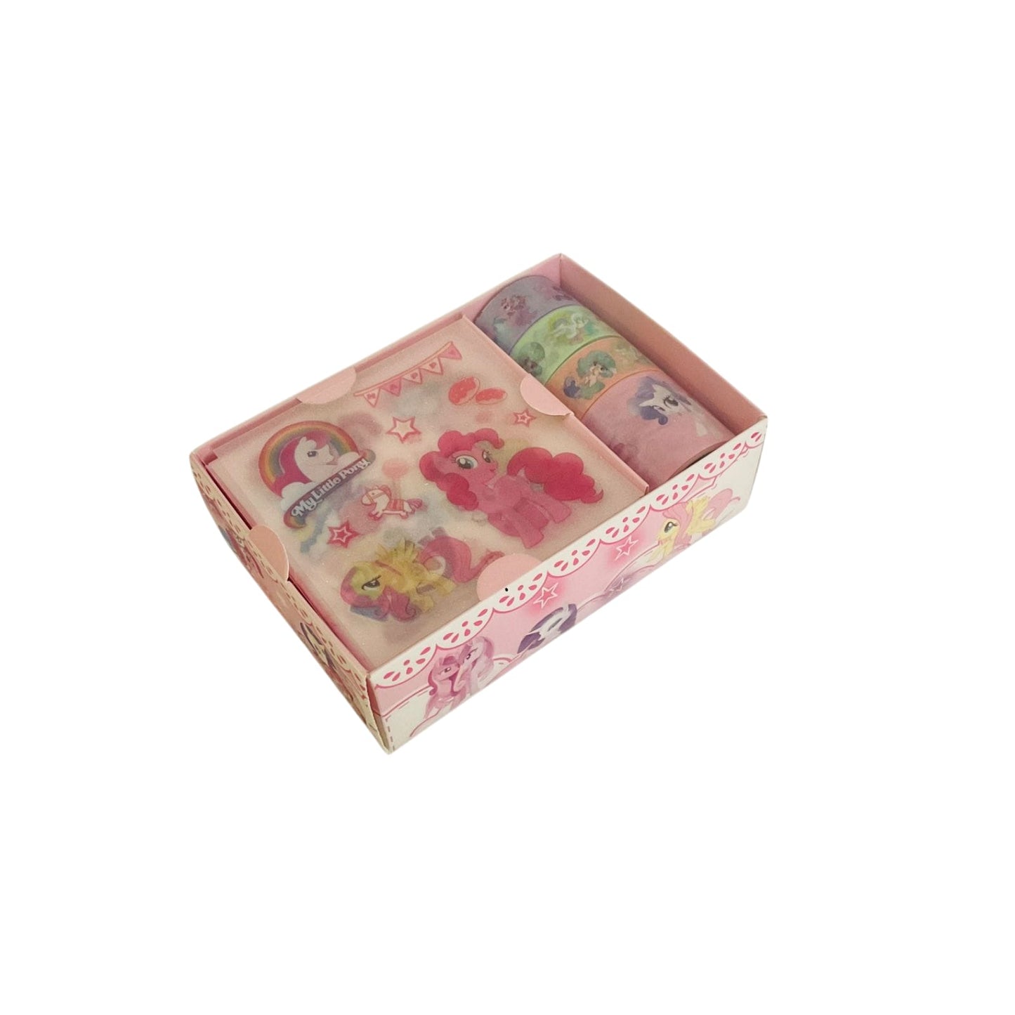 Little Pony theme Washi Tape and Sticker Sheet Set