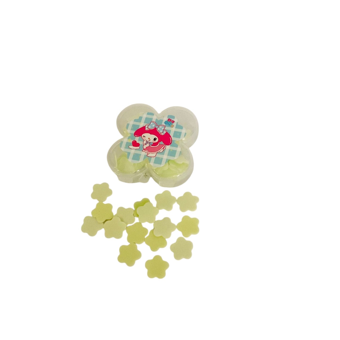 Portable paper soap flakes mini flower shape box