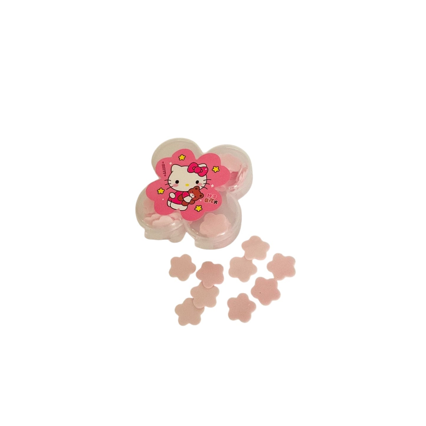 Portable paper soap flakes mini flower shape box