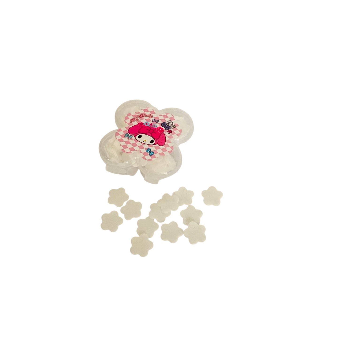 Portable paper soap flakes mini flower shape box