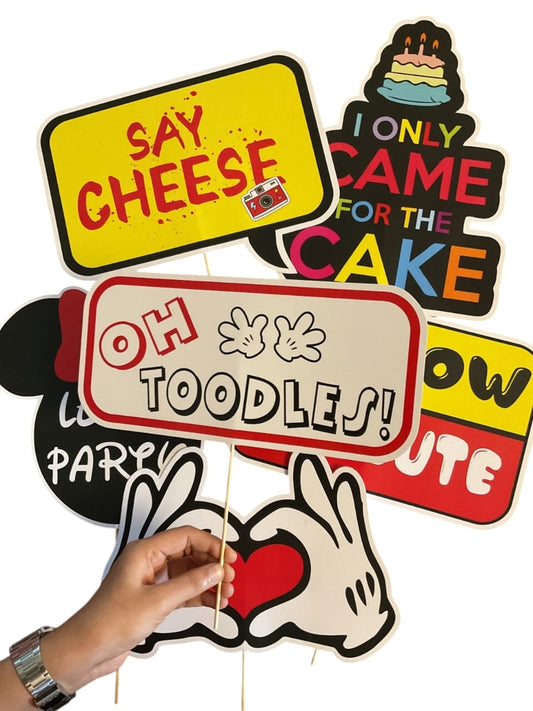 Mickey Mouse Theme – Props Pack (6 pcs)