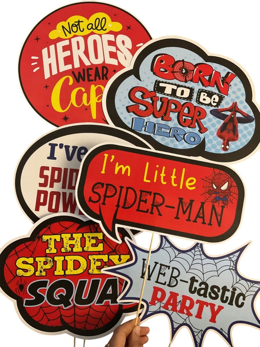 SpiderMan Theme – Props Pack (6 pcs)
