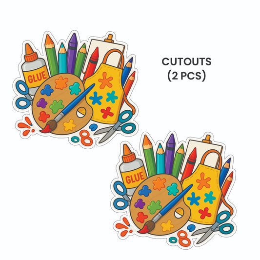 Art and Craft Theme – Cutout Pack (2 pcs)