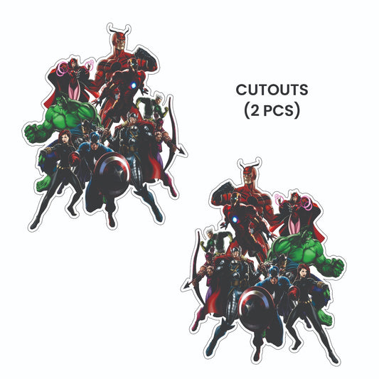 Avengers Theme – Cutout Pack (2 pcs)