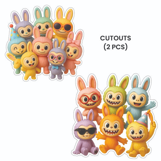 Labubu Theme – Cutout Pack (2 pcs)