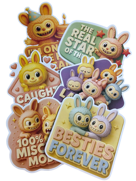 Labubu Theme – Props Pack (6 pcs)