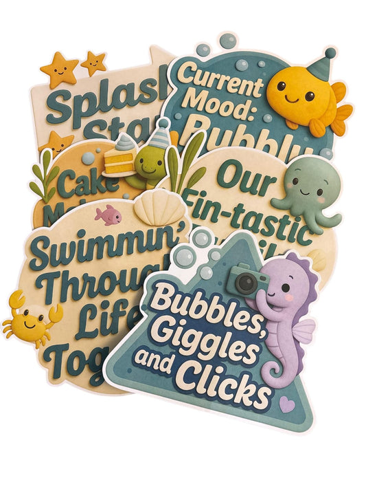 Underwater Theme – Props Pack (6 pcs)