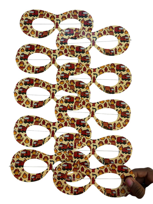 Fire Truck theme: Eye Mask
