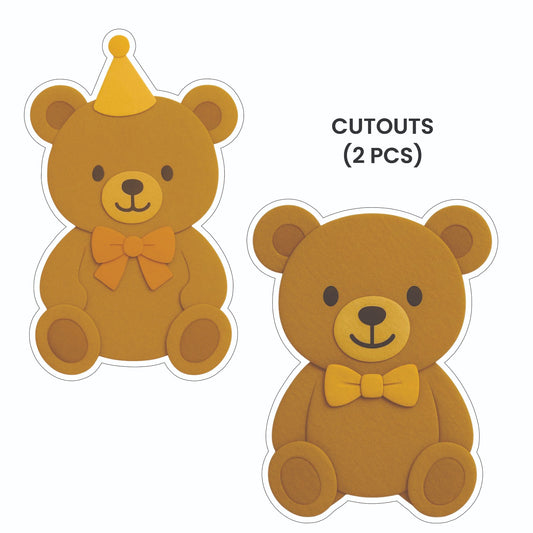 Teddy Bear Theme – Cutout Pack (2 pcs)