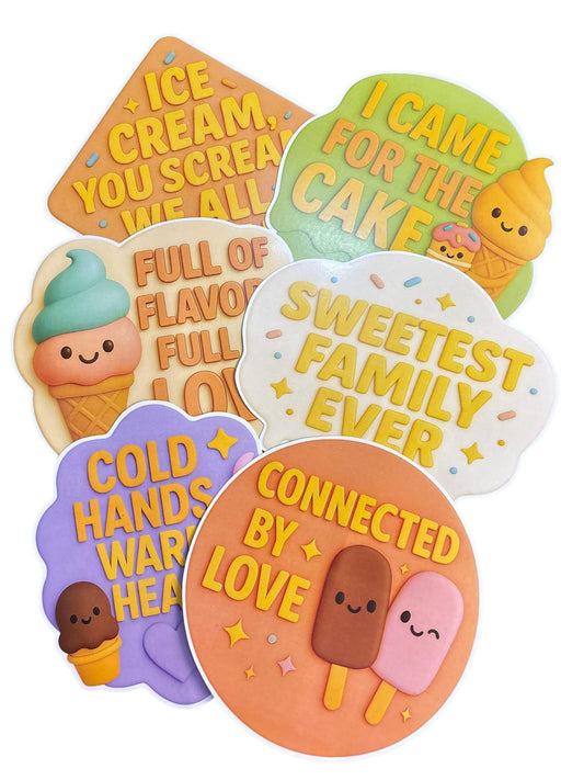 Ice Cream  Theme – Props Pack (6 pcs)